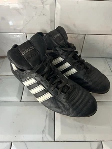 Adidas Herren schwarz & weiß WM Fußballschuhe weicher Untergrund UK 8 - Bild 1 von 18