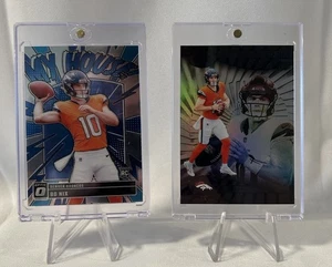 2024 Panini Illusions - 2024 Optic My House - Bo Nix RC - Two Singles. - Bild 1 von 2