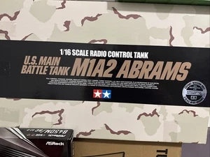 Tamiya RC US M1A2 Abrams Tank Full Option Kit 1:16 TANK KIT # 56041 - Picture 1 of 4