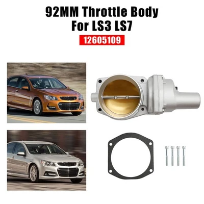 92mm Throttle Body 12605109 For LS3 LS7 L76 L99 Corvette Camaro 2010-2013& - Image 1 of 4