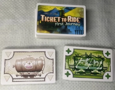 Ticket to Ride First Journey 72 Train Cards Deck, Complete Set - Image 1 of 3