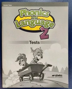 Abeka Phonics and Language 2 Student Tests - Picture 1 of 4