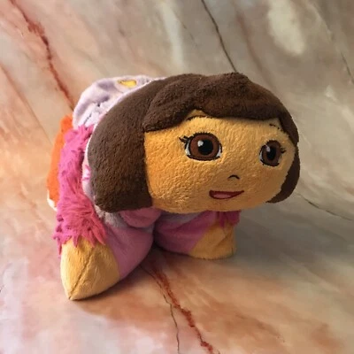Dora The Explorer Back Pack Pillow Pets Plush Pee Wees Nickelodeon 11" TT - Image 1 of 4