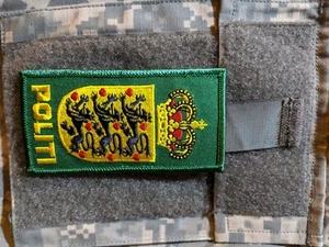KOSTÜM HALLOWEEN PARTY REQUISITE: DÄNISCHE POLIZEI DANMARK Politi velkrö INSIGNIA - Bild 1 von 12