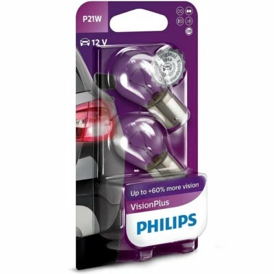 Philips Vision Plus P21W 21W Two Bulbs Front Turn Signal Light Replace Upgrade - Изображение 1 из 4