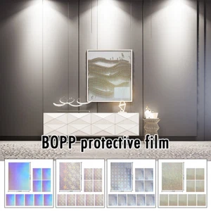 10pcs Holographic Paper Self Adhesive Waterproof Spot Rainbow Star Pattern Film - Picture 1 of 35
