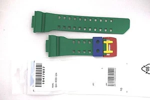 CORREA RELOJ CASIO: CORREA 10477027 PARA GA-400 Banda Verde - Imagen 1 de 2