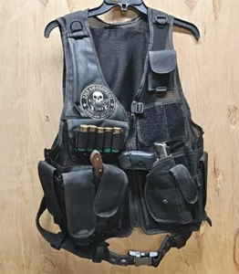 2nd Ammendment taktische schwarze Weste Munitionstaschen 1-Größe passt den meisten mehreren Taschen - Bild 1 von 14