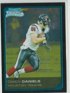 OWEN DANIELS '06 BOWMAN CHROME ROOKIE CARD - NON PERDERE QUESTO TASSO FANTASTICO!! - Foto 1 di 12