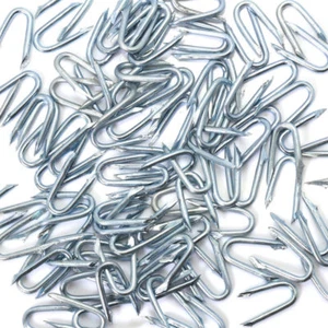 Galvanised Staples 15mm - 40mm Netting Fencing Staples Chicken Wire Mesh Fences - Picture 1 of 1