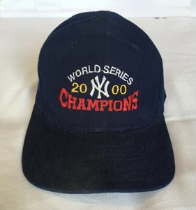 Vintage 2000 NY Yankees versus Mets World Series Champions Baseball Cap Hat - Picture 1 of 10