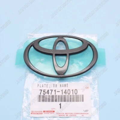 Placa original OEM Toyota Supra nombre de carrocería trasera puerta levadiza emblema maletero 75471-14010 Foto 1 de 4