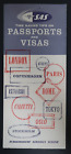 SAS Passports and Visas Scandinavian Airlines System Travel Souvenir Pamphlet