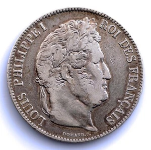 France - Louis Philippe I. 5 Francs 1833 A. Paris. Silver 25 G. - Picture 1 of 2