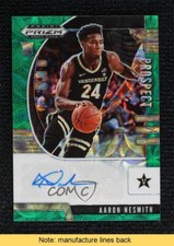 2020 Panini Prizm Draft Picks Choice Green 5/8 Aaron Nesmith Rookie Auto RC READ