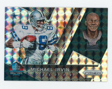 2017 Panini Prizm Michael Irvin Hall of Fame Black Finite Prizm 1/1