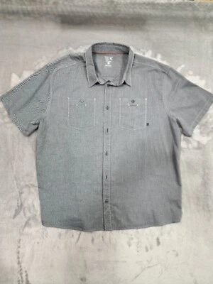 Mountain Hard Wear T- Shirt Mens 2XL  Short Sleeve Button Down -GRAY - Image 1 of 4