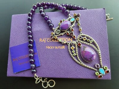 NICKY BUTLER RAJ COLLECTION LIMITED EDITION #35/75 Necklace 925 Sterling Silver - Image 1 of 4