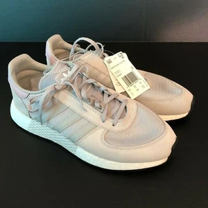 NEW Adidas Marathon Tech BOOST Women Lifestyle Shoes Grey/Purple EE4947 Sz 9.5 - Picture 1 of 7