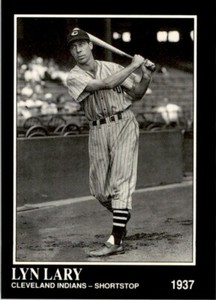 1991 CONLON COLLECTION TSN - #318 LYN LARY CLEVELAND INDIANS