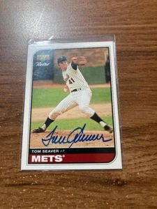1998 Upper Deck Retro Sign of the Times Tom Seaver Autograph Mets - Picture 1 of 1