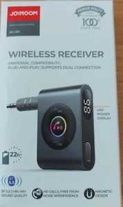 Joyroom JR-CB1 Bluetooth-Empfänger für Autoradio / Heimstereoanlage - Dunkelgrau - Bild 1 von 2