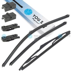 YOU.S Original JUEGO LIMPIAPARABRISAS DELANTERO + TRASERO PARA OPEL ASTRA H (A04) - Imagen 1 de 1