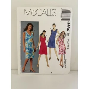 #3634 McCalls Misses Bias Dresses Sewing Pattern - Picture 1 of 5