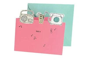 3 x 8 Pink Retro Party Invitation Cards & Env's 15 x 13 cm Birthday Wedding BBQ - Picture 1 of 1