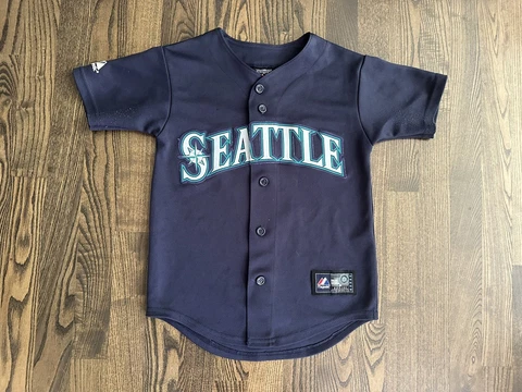 Majestic ICHIRO SUZUKI #51 Seattle Mariners Jersey Youth Small (8) Cover