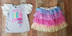 Nickelodeon Girls XL 14/16 Trolls Poppy Skirt & Top Set Outfit - Picture 1 of 4
