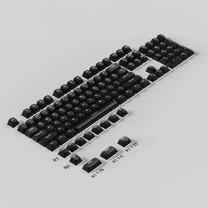 Ball Shape Keycaps Set PBT Doubleshot Shine Through fits mx Mechanical Keyboards - Picture 1 of 23