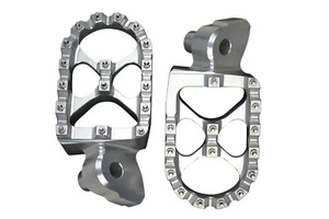 SILVER MX reposapiés de motocross estriberas para KTM SX EXC 85 144 250 350 400 525 660 - Imagen 1 de 2