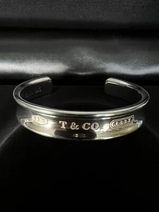 Tiffany & Co. Silver 1837 Cuff. Size Medium - Picture 1 of 11