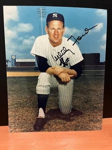 Whitey Ford: New York Yankees  HOF signed 8x10 photo - Picture 1 of 1