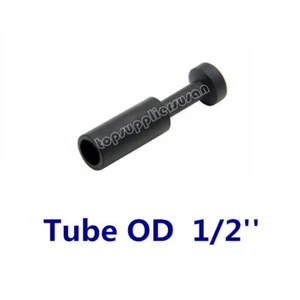 10 Pezzi Connettore Spina Composita Tubo OD 1/2" Pneumatico Push In Air Raccordo - Foto 1 di 1