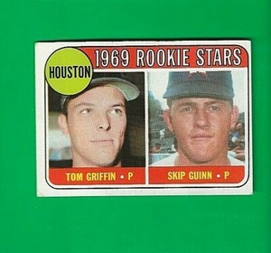 1969 Topps Rookie Stars Tom Griffin Skip Guinn #614 HI  ⭐️💥🎯  VG