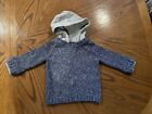 Baby Gap toddler cotton blend sweater with hood 12-18 month