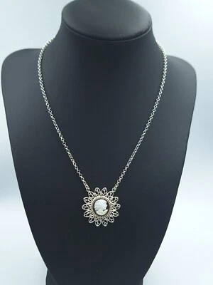 ANELLO IN ARGENTO 925% CON CAMMEO SARDONICO , ANELLO DONNA , ANELLO CON CAMEO   - Immagine 1 di 4