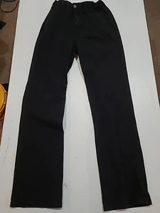 Chaps Boys Black Approved School Wear Husky Stretch Dress Pants Size 18 - Picture 1 of 6