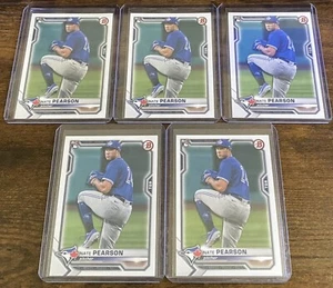 Nate Pearson 2021 Bowman Rookie RC #59 Toronto Blue Jays Lot (5) - Picture 1 of 1