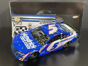 Kyle Larson #5 Autographed Las Vegas Win 2021 Elite Chevy 1/24 NASCAR Die-Cast - Picture 1 of 13