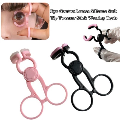 Dispositivo Per L'inserimento Di Lenti A Contatto In Silicone Dispositivo Di ☆ - Imagen 1 de 4