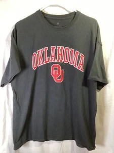 Oklahoma University Black 2XL Cotton T Shirt (Fanatics) - Picture 1 of 3