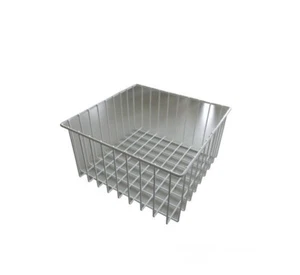 Cestello filo 300x300x155 bianco desc. D=0,3-0,5 mm, filo 2,5/4,0 mm - Foto 1 di 1