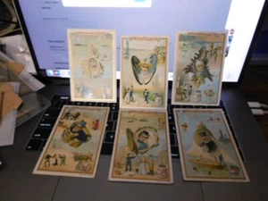 VICTORIAN TRADE CARD LOT, VERITABLE EXTRAIT DE VIANDE LIEBIG, SEASHELLS - Bild 1 von 10