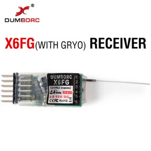 DUMBORC X6FG Empfänger 2.4G 6CH Funksteuerung für Dumborc RC X4 X5 X6 Sender - Picture 1 of 9