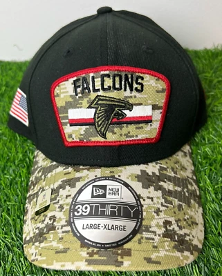 Gorra New Era Atlanta Falcons 39Thirty Salute To Service Camuflada Bill Talla L/XL Foto 1 de 4