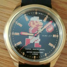 Super Mario watch Limited Rare USED JAPAN