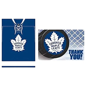 Amscan Toronto Maple Leafs NHL Invitations & Thank You Cards 8 Pack - Picture 1 of 1